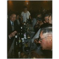 Rassemblement des anciens du 6e RCA pour le 33e anniversaire de la libération de Thann en 1985. [légende d'origine]