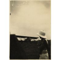 Escadre Vuillemin : 20 novembre 1933 -Ouakam. [légende d'origine]<br>