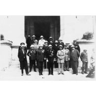 Dakar - Cinquantenaire de la conqête du Tchad et du Soudan. [légende d'origine]<br>