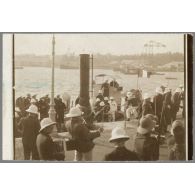 Arrivée du  général Gouraud à Dakar. [légende d'origine]<br>