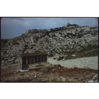 Batterie de Croisette. Les latrines. [légende d'origine]