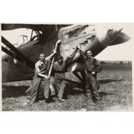 René Chavaux à droite. [légende d'origine]