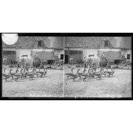 [La vie régimentaire au cantonnement].