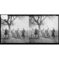 Poste de commandement de division pendant une attaque, Oise, 1917. [légende d'origine]