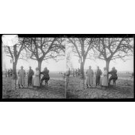 Poste de commandement de division pendant une attaque, Oise, 1917. [légende d'origine]