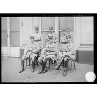 Etat-major général de l'armée, 1918. [légende d'origine]