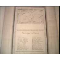 Cérémonie en hommage aux fonctionnaires de l'administration centrale morts pour la France le 9 novembre 2004.