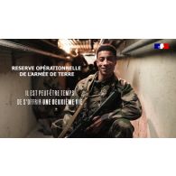 La réserve opérationnelle de l'armée de Terre : étudiant en master de mathématiques appliquées et chef de section au 4e régiment de chasseurs (4e RCh).