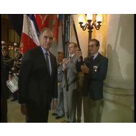 Cérémonie du souvenir aux fonctionnaires de l'administration centrale morts pour la France.