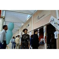 1989. Paris 1er. Jardin des Tuileries. Fête pour le bicentenaire de la Révolution française.
