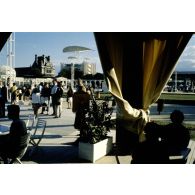 1989. Paris 1er. Jardin des Tuileries. Fête pour le bicentenaire de la Révolution française.