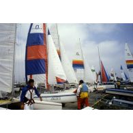 La Rochelle (17). Port des Minimes ; navigation de plaisance.