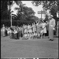 Alger. Commémoration de l'anniversaire de l'appel du 18 Juin 1940. Foule.