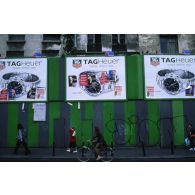 9 juin 1999. Paris 3e. Campagne pour les élections européennes. Affichage sauvage.