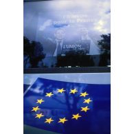 9 juin 1999. Paris 15e. Campagne pour les élections européennes. Affiche du RPR et Démocratie libérale "L'Europe pour la France".