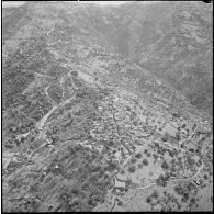 Prise de vue aérienne de la Grande Kabylie.