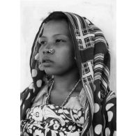 Archipel des Comores, Anjouan, 1952. Femme d'Anjouan.