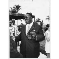 République unie du Cameroun, 1970. Cheick Fall, PDG de la compagnie Air Afrique.