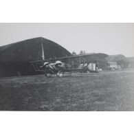 681. Somme. Camp 60 près du Hamel. Bimoteur. 4 sept[embre 1916]. [légende d'origine]