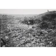 1393. Secteur de Gypse. Bombardement des 120. 1[er] av[ril 1918]. [légende d'origine]