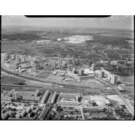 Argenteuil (95). Vue sur-nord de la ZUP d'Argenteuil.