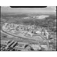 Argenteuil (95). Vue sur-nord de la ZUP d'Argenteuil.