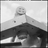 Vue d'un engin démineur : détail.