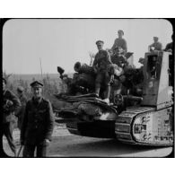 L'armée britannique dans la Somme ; avancée des troupes anglaises sur Bapaume.