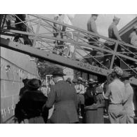 Paquebot  transportant des troupes françaises et américaines de San Francisco à Vladivostok.