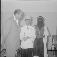 Cérémonie au profit de la fondation Maréchal de Lattre. [Description en cours]