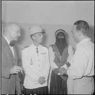 Cérémonie au profit de la fondation Maréchal de Lattre. [Description en cours]