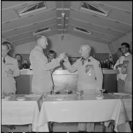 Remise de décorations à la 10e COMA. [Description en cours]