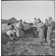 Le groupe d'hélicoptères n° 2 à Aïn-Arnat. [Description en cours]