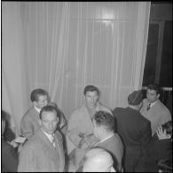 Arrivée des joueurs du stade Rennais à Alger. [Description en cours]