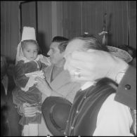 Arrivée des joueurs du stade Rennais à Alger. [Description en cours]