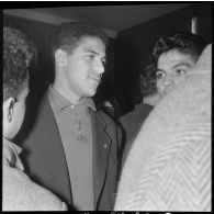 Arrivée des joueurs du stade Rennais à Alger. [Description en cours]