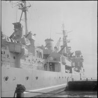 Arrivée du navire Le Sheffield.