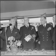 L'association des FFL reçoit l'amiral Lambe et les marins du Surprise. [Description en cours]