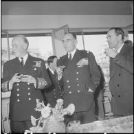 L'association des FFL reçoit l'amiral Lambe et les marins du Surprise. [Description en cours]