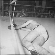 Demi-finale et finale interarmes de boxe d'Afrique du Nord. [Description en cours]