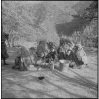 Le 22e RI et sa harka. [Description en cours]