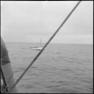 Le Berbère en mission au large des côtes d’Algérie. [Description en cours]