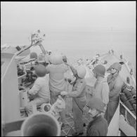 Le Berbère en mission au large des côtes d’Algérie. [Description en cours]