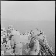 Le Berbère en mission au large des côtes d’Algérie. [Description en cours]