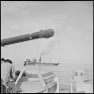 Le Berbère en mission au large des côtes d’Algérie. [Description en cours]