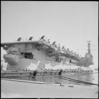 Le porte-avions Le Bois-Belleau. [Description en cours]