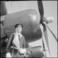 Le porte-avions Le Bois-Belleau. [Description en cours]