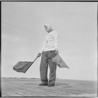 Le Porte-avions "Bois Belleau". [Description en cours]