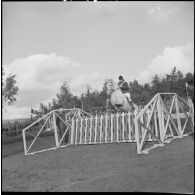 Une compétition hippique. [Description en cours]