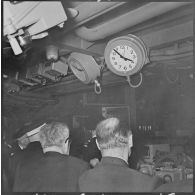 Mers el-Kébir. Salle des radars du croiseur Colbert.